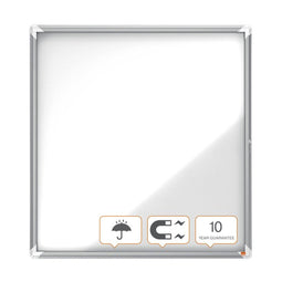 Nobo - Vitrinekast buiten nobo glas magnetisch 12x a4