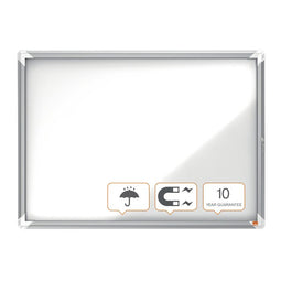 Nobo - Vitrinekast buiten nobo glas magnetisch 8x a4