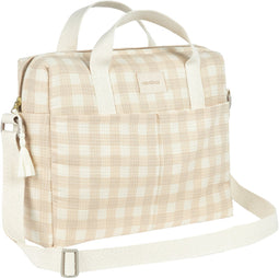 Nobodinoz Gala Luiertas waterproof 35x27x14cm - Ivory Checks
