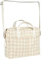 Nobodinoz Gala Luiertas waterproof 35x27x14cm - Ivory Checks
