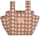 Nobodinoz Hyde Park Kinderwagen organizer 42x22x12cm - Terracotta Checks