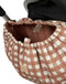Nobodinoz Hyde Park Opbergtas - Voor kinderwagen - Terracotta Controles - 50x42x10cm