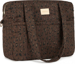 Nobodinoz Hyde Park Waterdichte kinderwagentas/luiertas 38x33x16cm - Leonie Brown