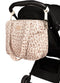 Nobodinoz Hyde Park Waterdichte kinderwagentas/luiertas 38x33x16cm - Leonie Latte