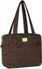 Nobodinoz Hyde Park Waterdichte kinderwagentas/luiertas 38x33x16cm - Leonie Brown