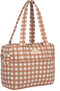 Nobodinoz Hyde Park Waterdichte kinderwagentas/luiertas 38x33x16cm - Terracotta Controles