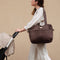 Nobodinoz Hyde Park Waterdichte kinderwagentas/luiertas 38x33x16cm - Leonie Brown
