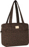 Nobodinoz Hyde Park Waterdichte kinderwagentas/luiertas 38x33x16cm - Leonie Brown