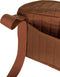Nobodinoz Hyde Park waterdichte luiertas 32x20x14cm - Brick brown