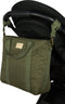 Nobodinoz Hyde Park waterdichte luiertas/rugzak 32x32x14cm - London Green
