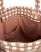 Nobodinoz - Hyde Park XXL Luiertas - Terracotta checks - Draagtas