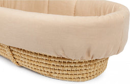 Nobodinoz Lin français Padded moses cover - Wiegbeschermer - Sand