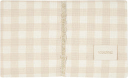 Nobodinoz Mozart Verschoningsmatje waterproof - Ivory Checks