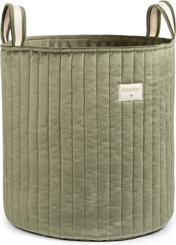 Nobodinoz Opbergmand Savanna Velvet I Olive Green