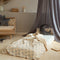 Nobodinoz Sleepover Velvet matras Farniente Yellow
