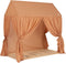 Nobodinoz Vera Junior Bed Home Sienna Brown - Eyelet lace cover 70X140 - Peuterbed