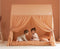 Nobodinoz Vera Junior Bed Home Sienna Brown - Eyelet lace cover 70X140 - Peuterbed