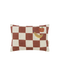 Nobodinoz Vibes Rechthoekig Sierkussen - 33x22x8cm - Maroon Checks Fruits