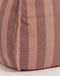 Nobodinoz Vibes zitzak - Ø70xH30cm - Pink Mauve Stripes