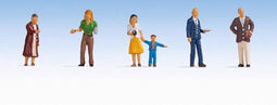 NOCH 0015481 H0 Passanten. figuren Geverfd, Staand