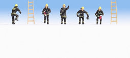 NOCH 15021 H0 Zwarte beschermende kleding figuren Geverfd, Staand