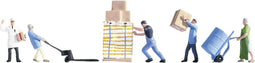 NOCH 15038 H0 Magazijnmedewerkers figuren Geverfd, Staand