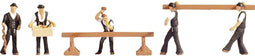 NOCH 15051 H0 Aan het werk figuren Geverfd, Staand