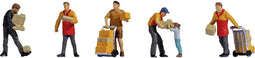NOCH 15069 H0 Pakketbezorgers figuren Geverfd, Staand