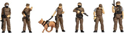 NOCH 15079 H0 Arrestatieteam figuren Geverfd, Staand