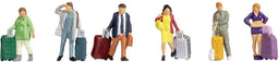 NOCH 15223 H0 Reizigers figuren Geverfd, Staand