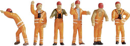 NOCH 15275 H0 Rangeerpersoneel figuren Staand, Geverfd