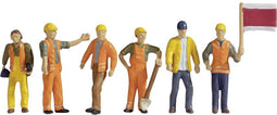 NOCH 15277 H0 Spoorwegarbeiders figuren Geverfd, Staand