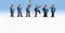 NOCH 15280 H0 Aan het werk figuren Geverfd, Staand