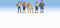 NOCH 15478 H0 Passanten. figuren Geverfd, Staand