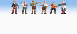 NOCH 15558 H0 Stamtafel figuren Geverfd, Staand