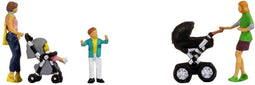 NOCH 15584 H0 Moeders met kinderen figuren Geverfd