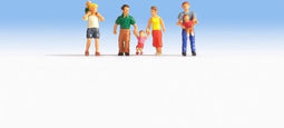 NOCH 15592 H0 Ouders en kinderen figuren Geverfd, Staand