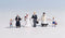 NOCH 15860 H0 Bruiloft figuren Geverfd, Staand