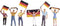 NOCH 15966 H0 Duits figuren Geverfd, Staand