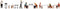 NOCH 16246 H0 Themaset figuren 'restaurant' figuren Geverfd