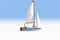 NOCH 16824 H0 Boot Zeilboot