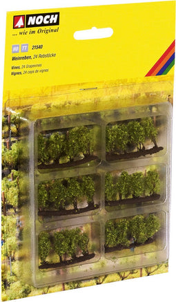 NOCH 21540 Wijnranken, 22 mm hoog (24 stuks) Lasercut model