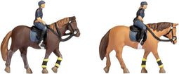 NOCH 36078 N Politie te paard figuren Geverfd, Staand