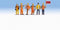 NOCH 36277 N Spoorwegarbeiders figuren Geverfd, Staand
