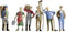 NOCH 36614 N Wijnboeren figuren Geverfd, Staand