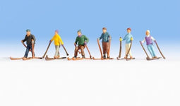 NOCH 36828 N Skiërs figuren Geverfd, Staand