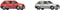 NOCH 44602 Z Auto Opel Corsa A, 2 stuks
