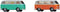 NOCH 44604 Z Auto Volkswagen T2, 2 stuks