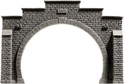 NOCH 48052 PROFI plus TT Tunnelportaal 2-sporig Hardschuim model, Geverfd