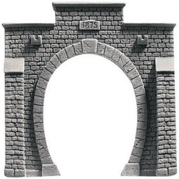 NOCH 58051 PROFI plus H0 Tunnelportaal 1-sporig Hardschuim model, Geverfd